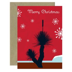Christmas Grass Tree Card