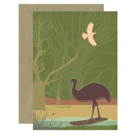 Outback Emu Card