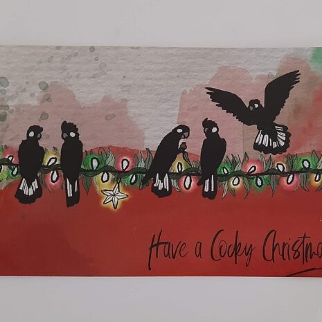 Cocky Christmas Card